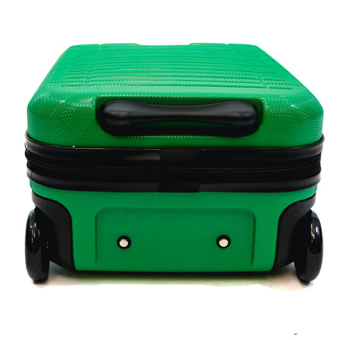 Troler Ella Icon Leaf cu 2 roti, ABS, 40x30x20 cm, Verde